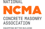 A gray and orange background with the word 