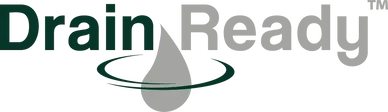 A green and white cross is in the middle of a black background.