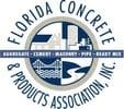 A logo of florida concrete and products association, inc.